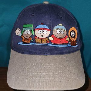 Blue/Gray Embroidered South Park Hat
